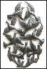 Handcrafted Metal Wall Hanging, Metal Wall Art, Metal Wall Decor, Metal Birds, Haitian Metal Art, Wa